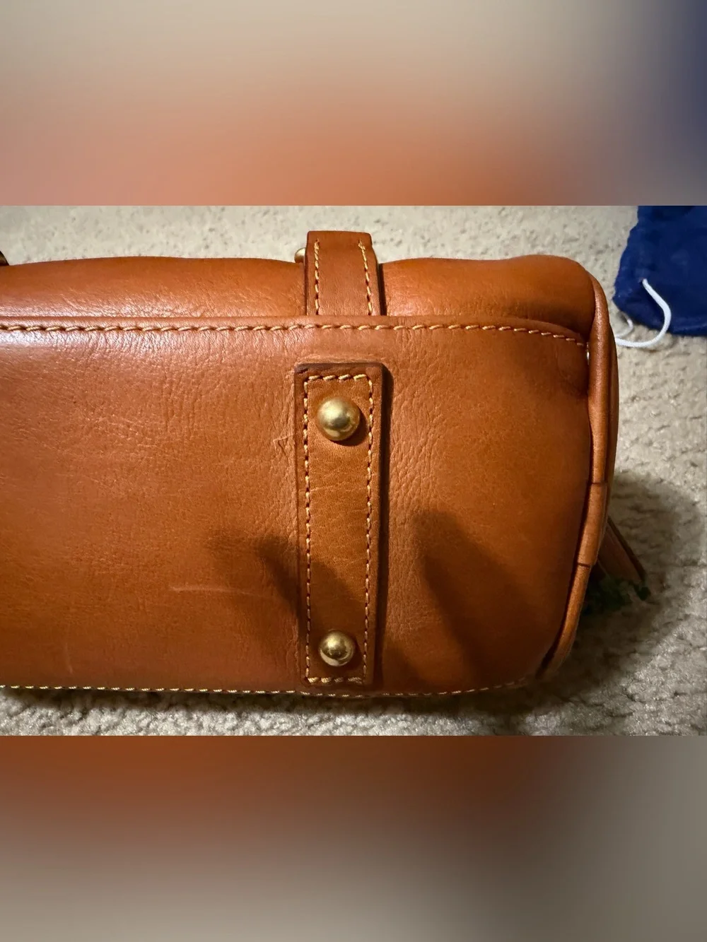 Dooney & Bourke Florentine Micro Satchel Natural